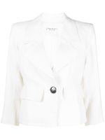 Saint Laurent Pre-Owned blazer à simple boutonnage (années 1980) - Blanc