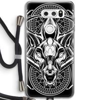 Oh Deer: LG V30 Transparant Hoesje met koord