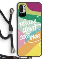 Don't call: Xiaomi Redmi Note 10 5G Transparant Hoesje met koord