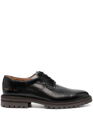 Common Projects derbies en cuir - Noir