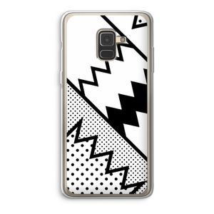 Pop Art #5: Samsung Galaxy A8 (2018) Transparant Hoesje
