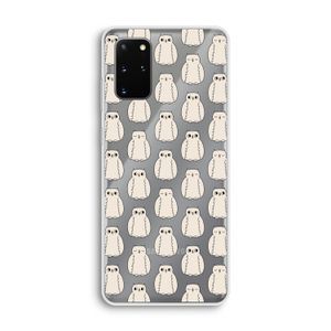 Uilen: Samsung Galaxy S20 Plus Transparant Hoesje