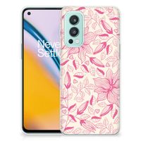 OnePlus Nord 2 5G TPU Case Pink Flowers