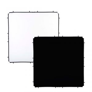 Manfrotto LL LR82221R Skylite Rapid Fabric Large 200x200cm black/white