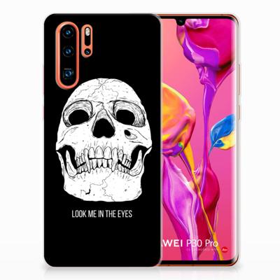 Silicone Back Case Huawei P30 Pro Skull Eyes Silicone Back Case Huawei P30 Pro Skull Eyes
