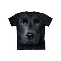 Zwart honden T-shirt Labrador voor kinderen - thumbnail