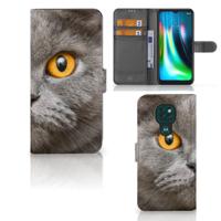 Telefoonhoesje | Met pasjeshouder | Motorola Moto G9 Play | E7 Plus Britse Korthaar