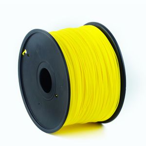 PLA plastic filament voor 3D printers, 3 mm diameter, geel