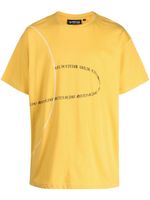 Mostly Heard Rarely Seen t-shirt en coton à slogan imprimé - Jaune - thumbnail