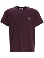 Stone Island Compass-motif cotton T-shirt - Violet - thumbnail