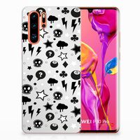 Silicone Back Case Huawei P30 Pro Silver Punk - thumbnail