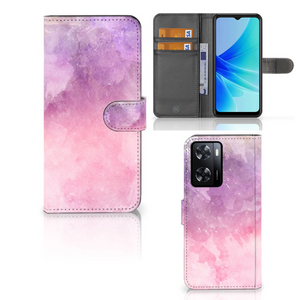 Hoesje PPO A57 | A57s | A77 4G Pink Purple Paint