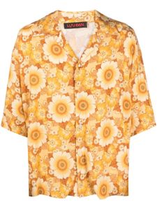 LỰU ĐẠN chemise à fleurs - Jaune