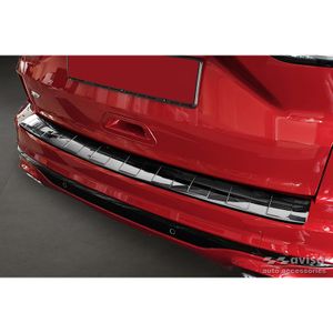 Zwart-Chroom RVS Bumper beschermer passend voor Ford Kuga III ST-Line/Hybrid/Vignale 2019- 'Rib AV251043
