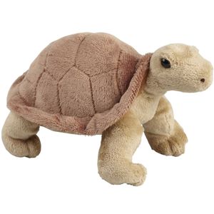 Pluche knuffel dieren Land Schildpad van 18 cm