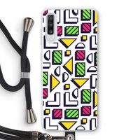 8-bit N°4: Samsung Galaxy A70 Transparant Hoesje met koord