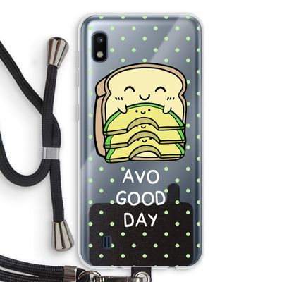 Avo Good Day: Samsung Galaxy A10 Transparant Hoesje met koord