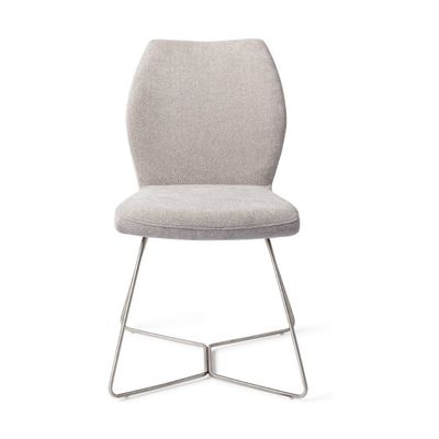 Jesper Home Ikata eetkamerstoel Pretty Plaster beehive steel