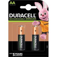 Duracell Rechargeable Stay Charged AA/HR6 2500mAh blister 2 - thumbnail