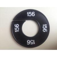 Maatring 9cm zwart/wit 156