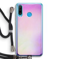 Flow mist pastel: Huawei P30 Lite Transparant Hoesje met koord