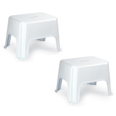 Caravan of camper trapje / opstapje - kunststof - wit - 40 x 30 x 28 cm