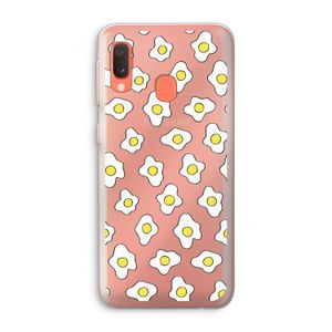 Spiegeleitjes: Samsung Galaxy A20e Transparant Hoesje