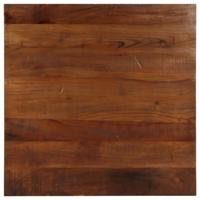 Tafelblad vierkant 70x70x2,5 cm massief gerecycled hout