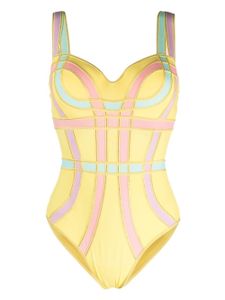 Marlies Dekkers body Samba Queen à design colour block - Jaune