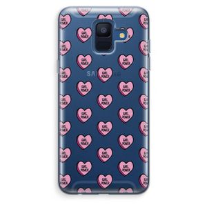 GIRL POWER: Samsung Galaxy A6 (2018) Transparant Hoesje