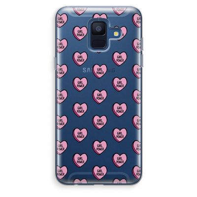 GIRL POWER: Samsung Galaxy A6 (2018) Transparant Hoesje