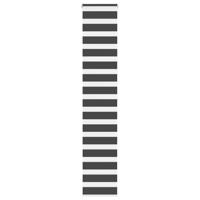 Zebra rolgordijn 40x200 cm stofbreedte 35,9 cm zwart