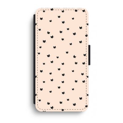 Kleine kattenkopjes: iPhone XR Flip Hoesje
