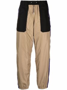 sacai pantalon de jogging à lien de resserrage - Marron