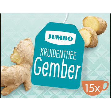 Jumbo Kruidenthee Gember 15 x 2,5 g
