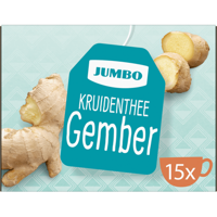 Jumbo Kruidenthee Gember 15 x 2,5 g