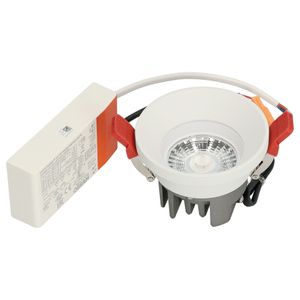BM100-13 Rond vast verdikte rand Wit