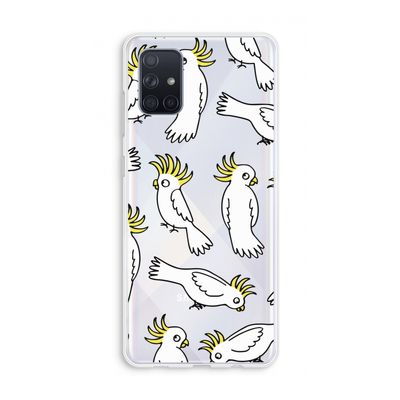 Papegaai: Galaxy A71 Transparant Hoesje