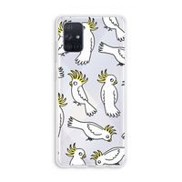 Papegaai: Galaxy A71 Transparant Hoesje