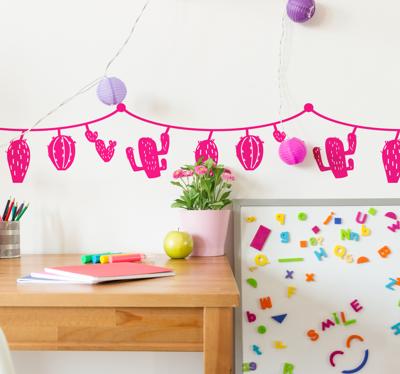 Planten sticker cactussen slinger