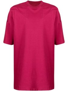 Rick Owens t-shirt à coutures apparentes - Violet