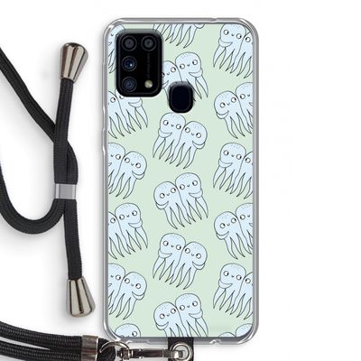 Octopussen: Samsung Galaxy M31 Transparant Hoesje met koord