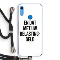 Belastinggeld: Huawei Y6s Transparant Hoesje met koord