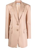 Sportmax blazer boutonné à revers crantés - Tons neutres