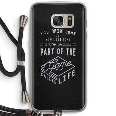 Life: Samsung Galaxy S7 Transparant Hoesje met koord