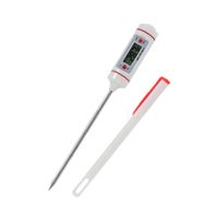 Digitale vleesthermometer / keuken thermometer RVS/kunststof 18 cm Digitale vleesthermometer / keuken thermometer RVS/kunststof 18 cm