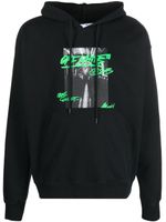 Off-White hoodie Metro Type Skate en coton - Noir