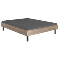 Bed Nova - eikenkleur - 160x200 cm - Leen Bakker