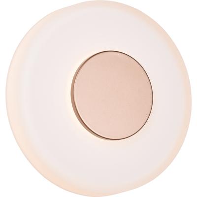 LED Wandlamp - Wandverlichting - Trion Ronde - 10W - Warm Wit - 3000K - Dimbaar - Koffie - Metaal