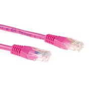 ACT IB7303 U/UTP CAT6A Patchkabel Roze - 3 meter